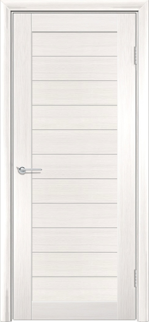 Дверь S7, лиственница беленая, без стекла