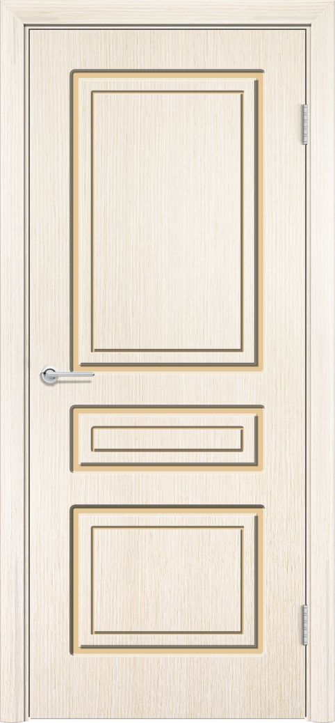 Дверь Б11, шпон беленый дуб, без стекла