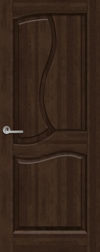 Дверь деревянная межкомнатная из массива ольхи Верона, цвет Венге
