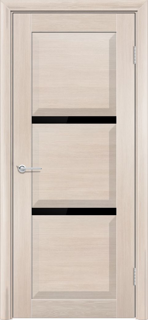 Дверь S58, лиственница кремовая, стекло матовое