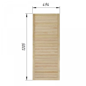 Жалюзийная дверца 494х1205