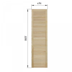 Жалюзийная дверца 494х1805