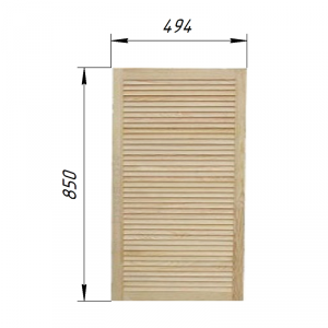 Жалюзийная дверца 494х850