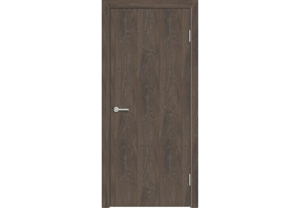 Дверь G23, ПВХ, корица, без стекла