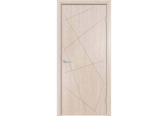 Дверь G23, ПВХ, лиственница кремовая, без стекла
