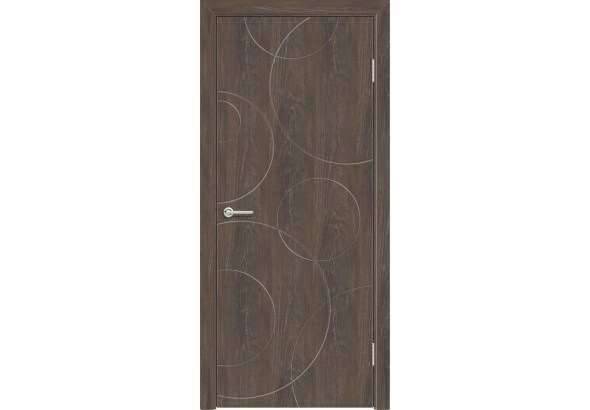 Дверь G27, ПВХ, корица, без стекла