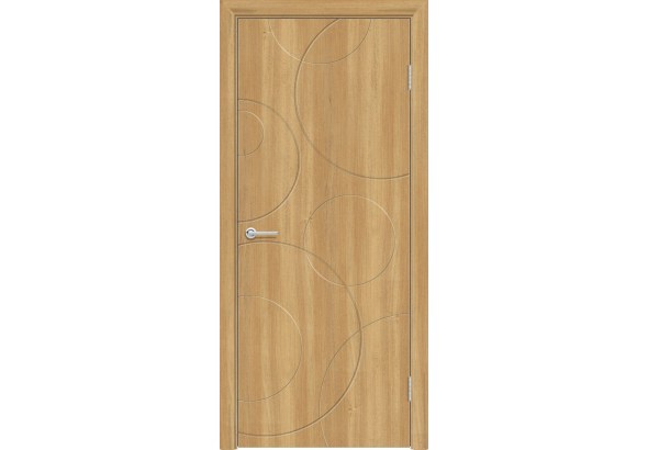 Дверь G27, ПВХ, лиственница золотистая, без стекла