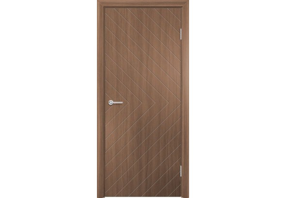 Дверь G30, ПВХ, орех королевский, без стекла