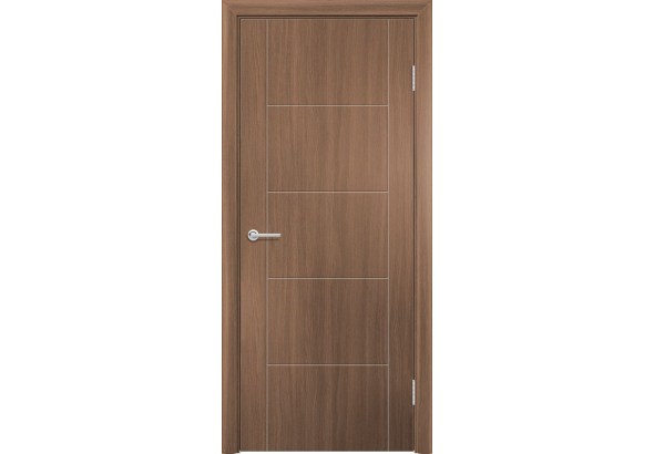 Дверь G36, ПВХ, орех королевский, без стекла