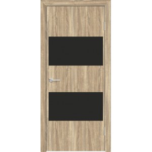 Дверь G3, ПВХ, сонома, со стеклом