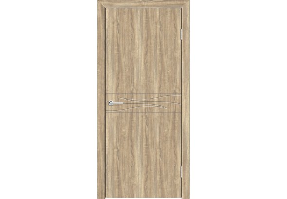 Дверь G42, ПВХ, сонома, без стекла
