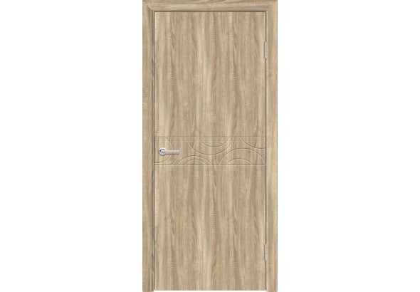 Дверь G43, ПВХ, сонома, без стекла