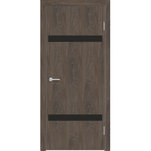 Дверь G4, ПВХ, корица, со стеклом