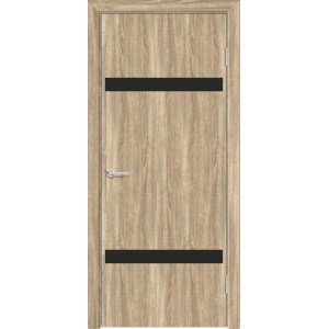 Дверь G4, ПВХ, сонома, со стеклом