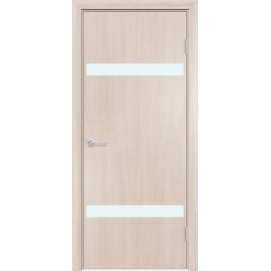 Дверь G4, лиственница кремовая, со стеклом