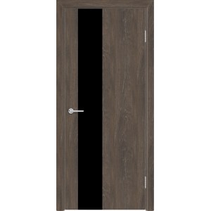 Дверь G8, ПВХ, корица, со стеклом