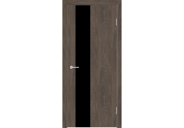 Дверь G8, ПВХ, корица, со стеклом