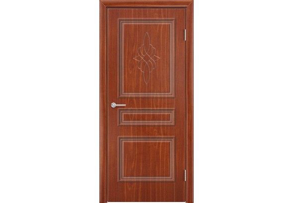 Дверь Лира 3, итальянский орех, без стекла