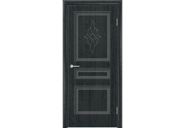 Дверь Лира 3, венге патина, без стекла