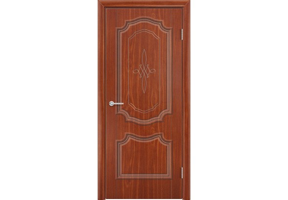 Дверь Лира 6, итальянский орех, без стекла