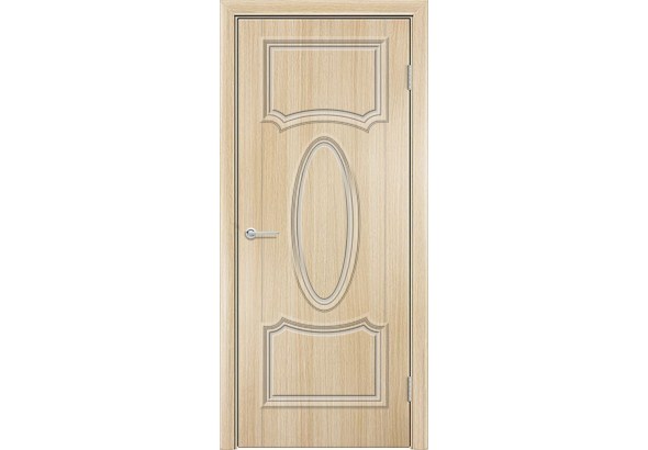 Дверь Лира 7, беленый дуб, без стекла