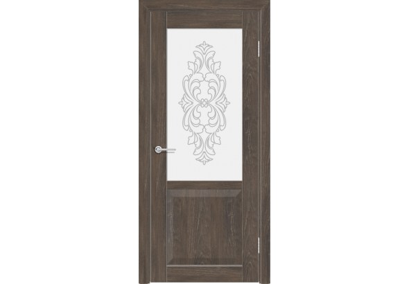 Дверь S22, корица, стекло с фьюзингом