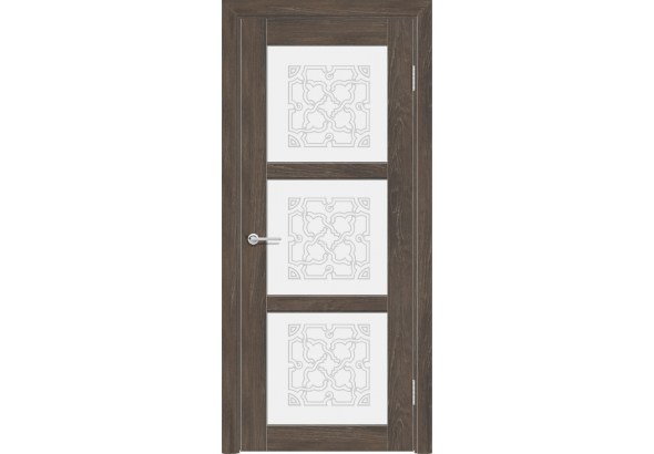 Дверь S24, корица, стекло с фьюзингом