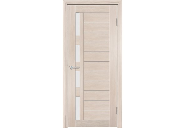 Дверь S25, лиственница кремовая, стекло матовое