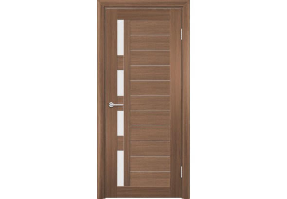 Дверь S25, орех королевский, стекло матовое