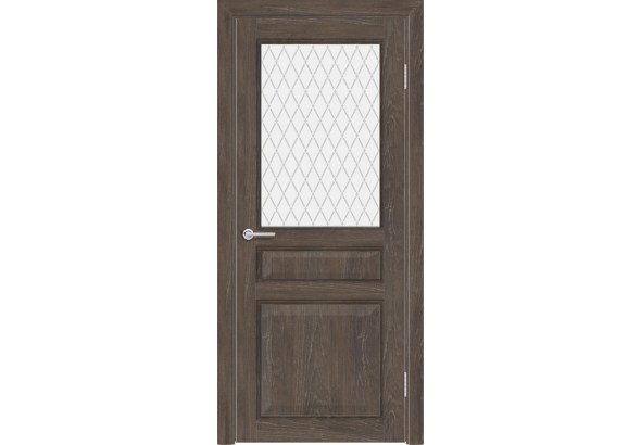 Дверь S43, корица, стекло с фьюзингом