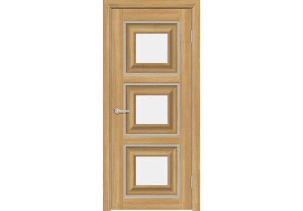 Дверь S47, лиственница золотистая, стекло матовое