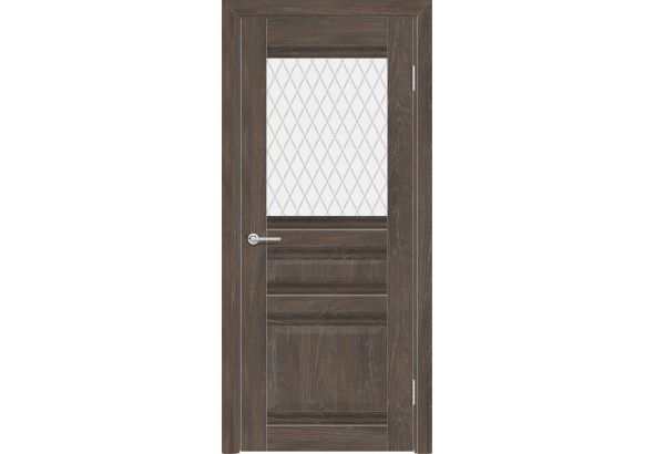 Дверь S49, корица, стекло с фьюзингом