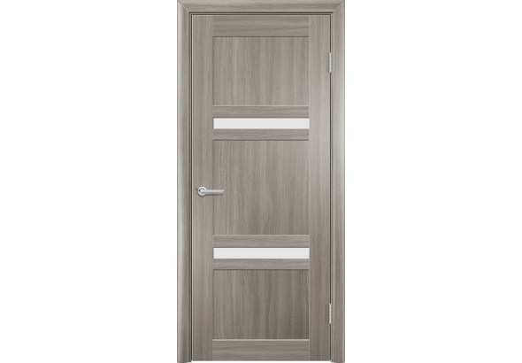 Дверь S51, дуб дымчатый, стекло матовое
