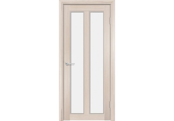 Дверь S56, лиственница кремовая, стекло матовое