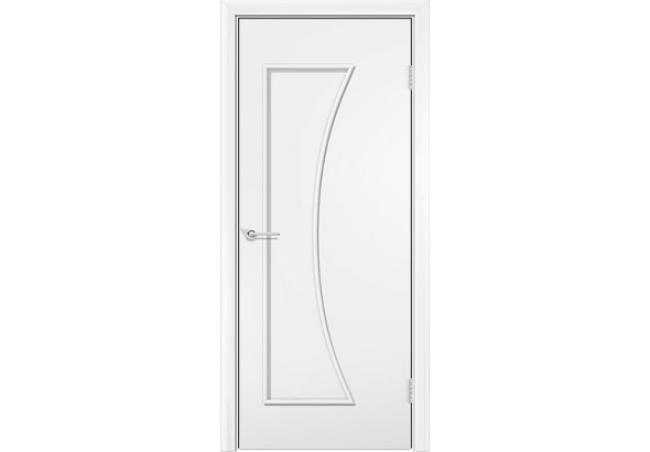 Дверь Афина, белый, без стекла