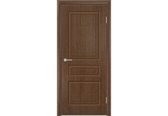 Дверь Б11, шпон орех, без стекла