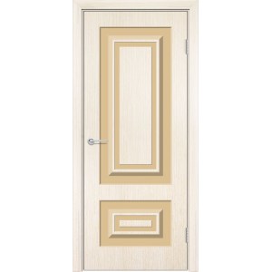 Дверь Б27, шпон беленый дуб, без стекла