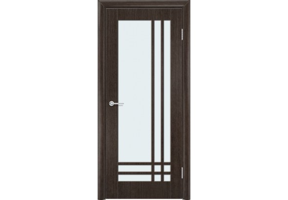 Дверь Б36, шпон венге, стекло матовое