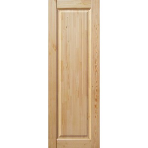 Дверь деревянная межкомнатная из массива бессучковой сосны, Классик, 1 филенка