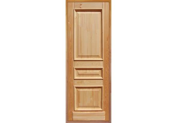 Дверь деревянная межкомнатная из массива сосны, Классик V, 2100/40