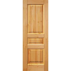 Дверь деревянная межкомнатная из массива сосны, Классик, окрашена бесцветным лаком