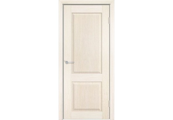 Дверь Классика, шпон беленый дуб, без стекла