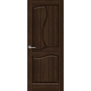 Дверь деревянная межкомнатная из массива ольхи Верона, цвет Венге