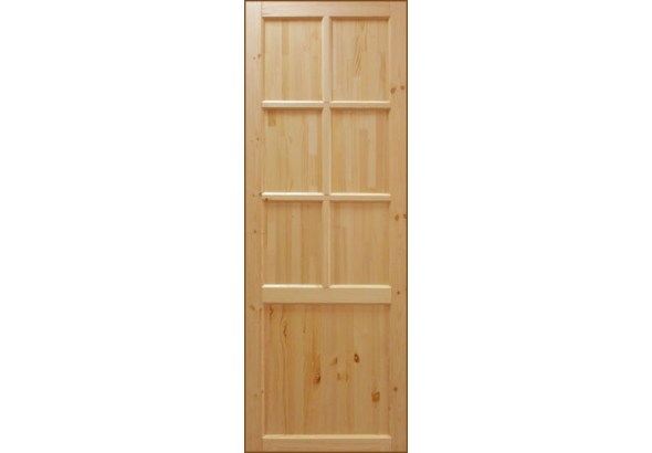 Дверь деревянная из массива сосны, Дачная плюс