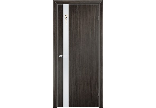 Дверь Комета, венге, стекло с фьюзингом