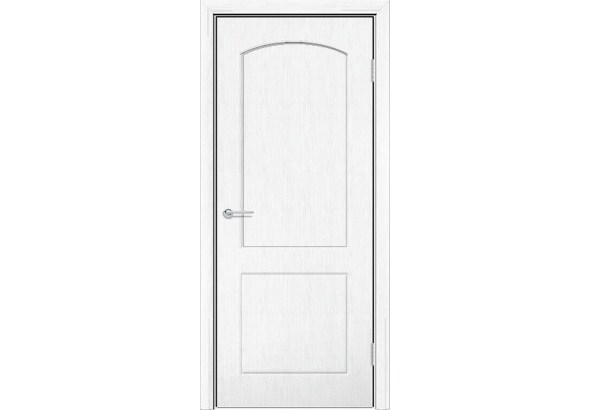 Дверь Кристина, белая патина, без стекла