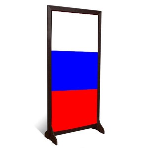 Мобильная перегородка Российский флаг