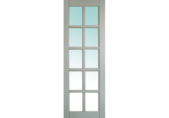 Дверь деревянная межкомнатная из массива сосны, Шоколадка, белая с патиной, со стеклом