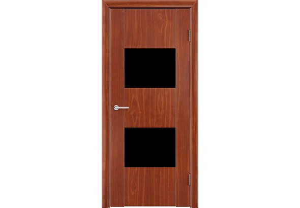 Дверь Стиль 3, итальянский орех, со стеклом