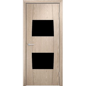 Дверь Стиль 4, ель карпатская, со стеклом